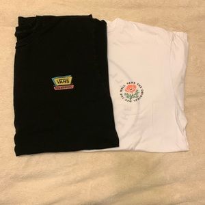Vans T-shirts x2
